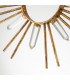 Sun King Pendant Ceiling Light Gold Leaf-5