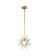Sun King Pendant Ceiling Light Gold Leaf-6