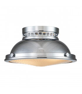 Amelia 2 Light Bowl Semi Flush Ceiling Light Polished Chrome-1