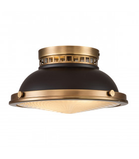 Amelia 2 Light Bowl Semi Flush Ceiling Light Buckeye Bronze Restoration Bronze-1