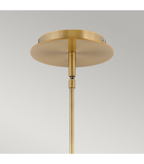 Dax Integrated LED Pendant Ceiling Light Heritage Brass-2