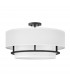 Graham 4 Light Cylindrical Ceiling Light Black-1