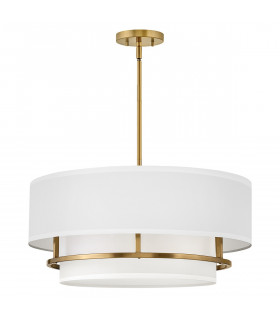 Graham 4 Light Cylindrical Ceiling Light Lacquered Brass-2