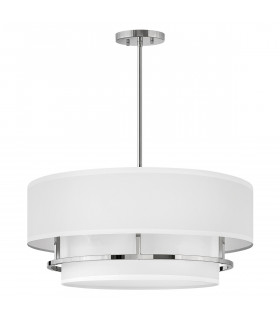 Graham 4 Light Cylindrical Ceiling Light Polished Nickel-2