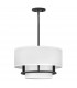 Graham 3 Light Cylindrical Ceiling Light Black-2