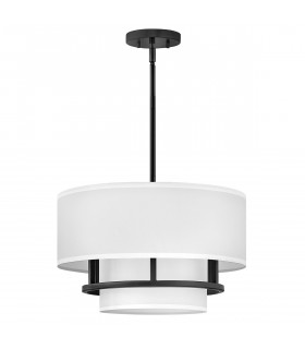 Graham 3 Light Cylindrical Ceiling Light Black-2