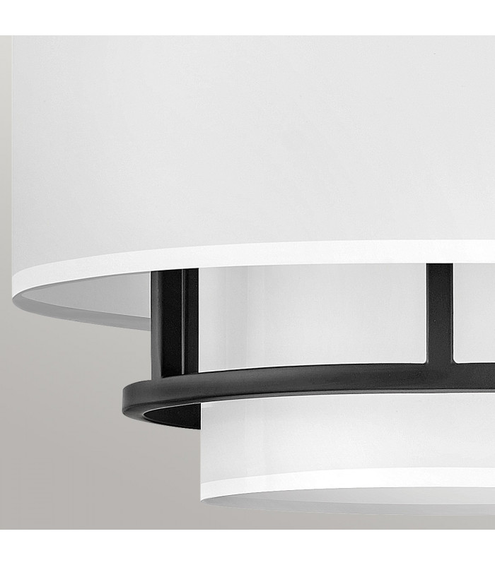 Graham 3 Light Cylindrical Ceiling Light Black-4