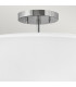 Graham 3 Light Cylindrical Ceiling Light Polished Nickel-3