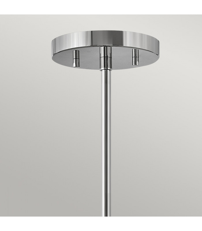 Graham 3 Light Cylindrical Ceiling Light Polished Nickel-6