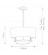 Graham 3 Light Cylindrical Ceiling Light Polished Nickel-7