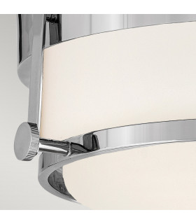 Harper 3 Light Flush Ceiling Light Polished Chrome-2