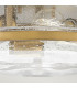 Harper 3 Light Flush Ceiling Light Heritage Brass-5