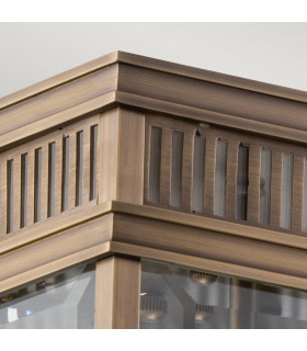 Holborn 2 Light Outdoor Decorative Flush Dark Bronze IP44-2