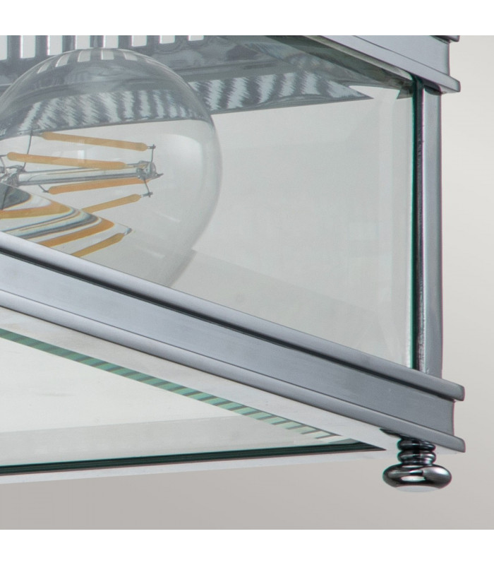 Holborn 2 Light Outdoor Decorative Flush Polished Chrome IP44-4