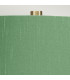 Isla Table Lamp with Round Tapered Shade Aged Brass White Green-2