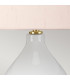Isla Table Lamp with Round Tapered Shade Aged Brass White Pink-3