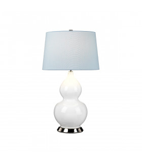 Isla Batten Polished Nickel White Blue-1
