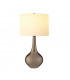 Job Table Lamp with Round Shade Bronze Metallic Cream Shade-1