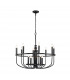 Capitol Hill 12 Light Batten Black-1