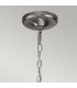Capitol Hill 12 Light Multi Arm Pendant Ceiling Light Brushed Nickel-2