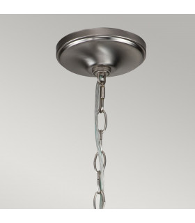 Capitol Hill 12 Light Multi Arm Pendant Ceiling Light Brushed Nickel-2