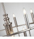 Capitol Hill 12 Light Multi Arm Pendant Ceiling Light Brushed Nickel-4