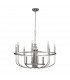 Capitol Hill 12 Light Multi Arm Pendant Ceiling Light Brushed Nickel-7