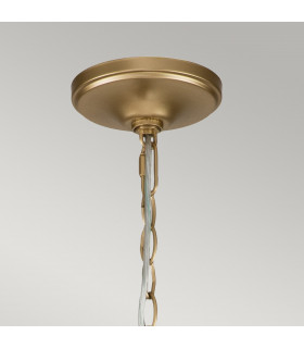 Capitol Hill 12 Light Multi Arm Pendant Ceiling Light Painted Natural Brass-2