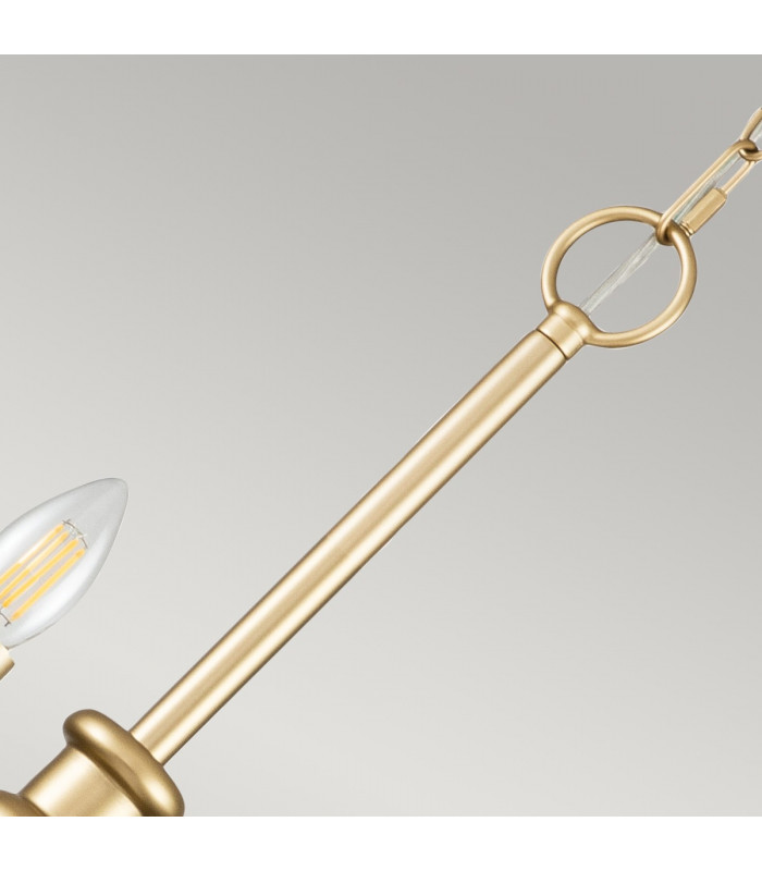 Capitol Hill 12 Light Multi Arm Pendant Ceiling Light Painted Natural Brass-3