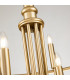 Capitol Hill 12 Light Multi Arm Pendant Ceiling Light Painted Natural Brass-6