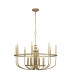 Capitol Hill 12 Light Multi Arm Pendant Ceiling Light Painted Natural Brass-7