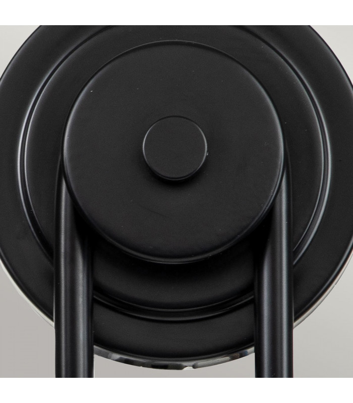 Capitol Hill 2 Light Candle Wall Lamp Black-3