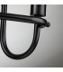 Capitol Hill 2 Light Candle Wall Lamp Black-4