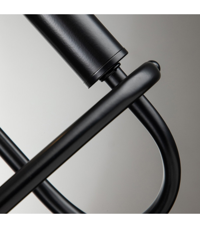 Capitol Hill 2 Light Candle Wall Lamp Black-5