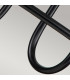 Capitol Hill 2 Light Candle Wall Lamp Black-6