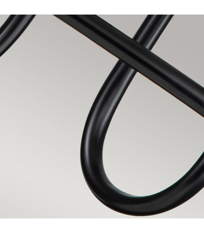 Capitol Hill 2 Light Candle Wall Lamp Black-6