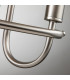 Capitol Hill 2 Light Candle Wall Lamp Brushed Nickel-6