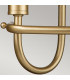 Capitol Hill 2 Light Candle Wall Lamp Painted Natural Brass-4