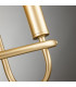 Capitol Hill 2 Light Candle Wall Lamp Painted Natural Brass-5