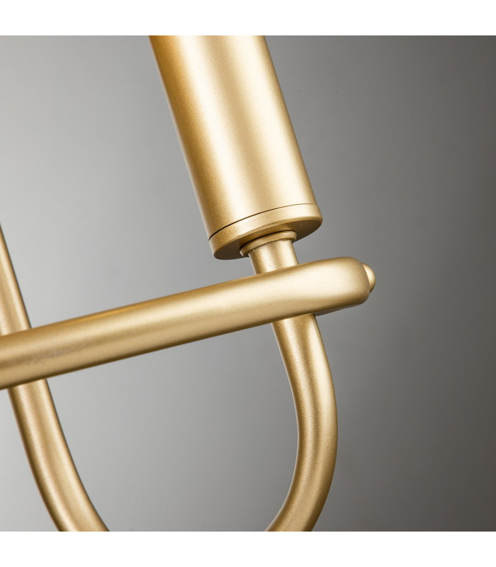 Capitol Hill 2 Light Candle Wall Lamp Painted Natural Brass-5