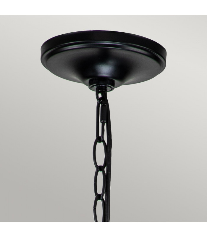 Capitol Hill 6 Light Multi Arm Pendant Ceiling Light Black-2
