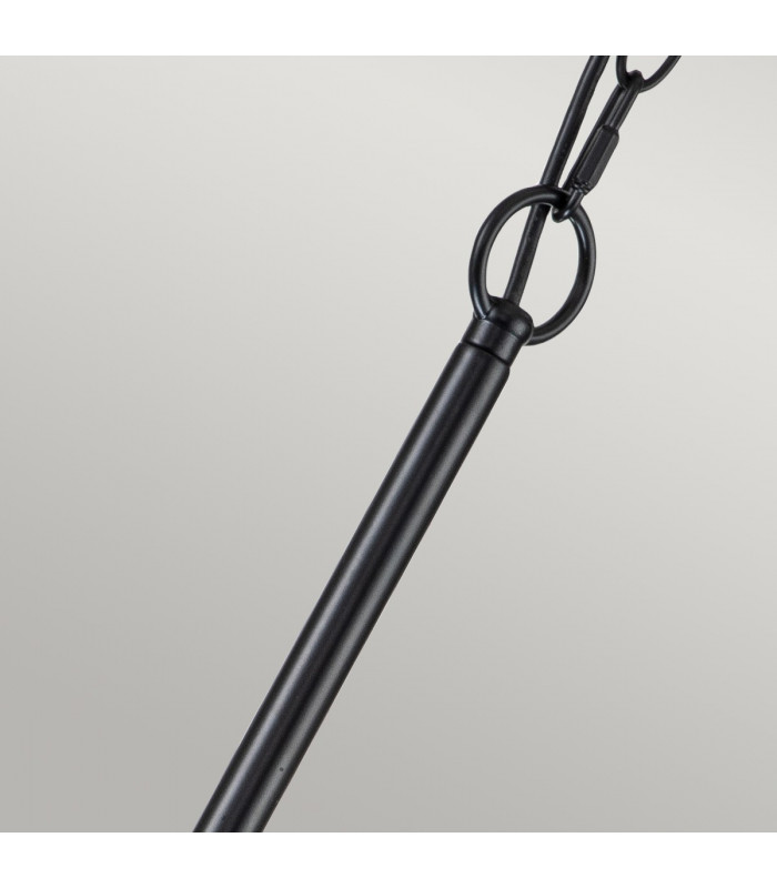 Capitol Hill 6 Light Multi Arm Pendant Ceiling Light Black-3