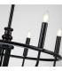 Capitol Hill 6 Light Multi Arm Pendant Ceiling Light Black-5