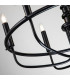 Capitol Hill 6 Light Multi Arm Pendant Ceiling Light Black-6