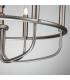 Capitol Hill 6 Light Multi Arm Pendant Ceiling Light Brushed Nickel-6