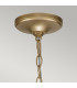 Capitol Hill 6 Light Multi Arm Pendant Ceiling Light Painted Natural Brass-2