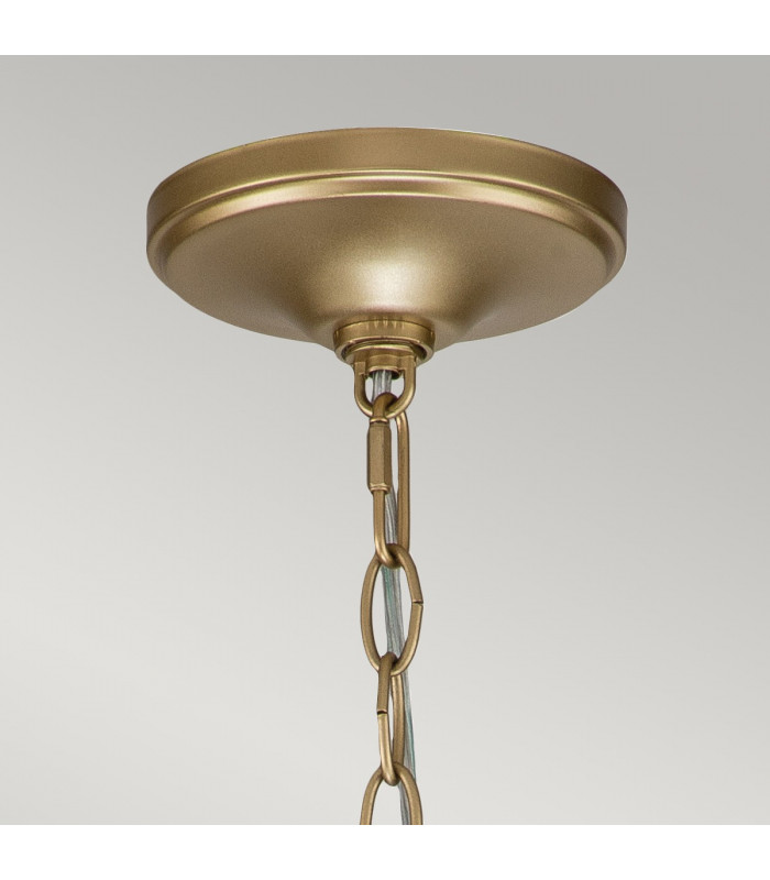 Capitol Hill 6 Light Multi Arm Pendant Ceiling Light Painted Natural Brass-2