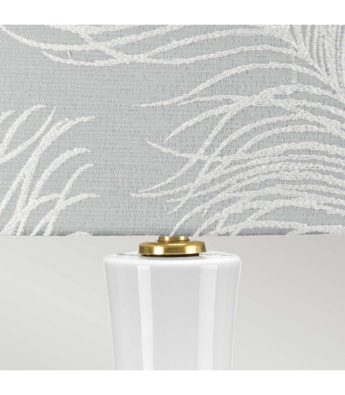Milo Table Lamp with Round Shade Aged Brass White Blue-3