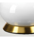 Milo Table Lamp with Round Shade Aged Brass White Orange-4