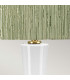 Milo Table Lamp with Round Shade Aged Brass White Green-3